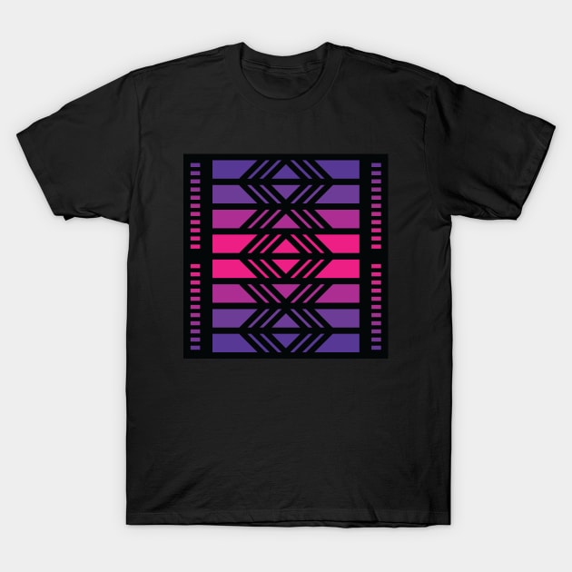 “Dimensional Morphing” - V.2 Purple - (Geometric Art) (Dimensions) - Doc Labs T-Shirt by Doc Labs